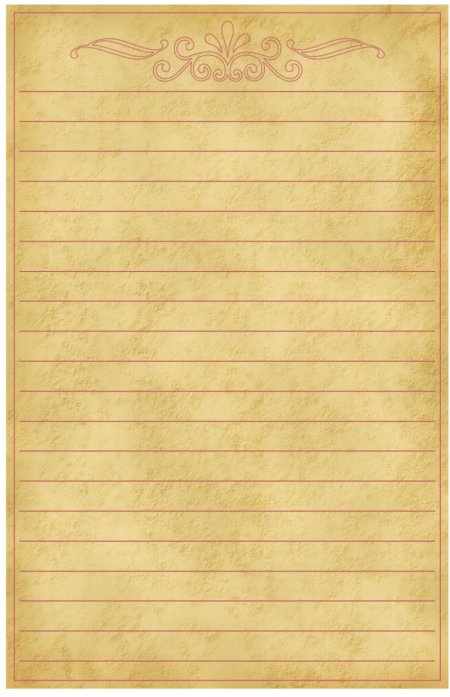 Красивые листы для письма