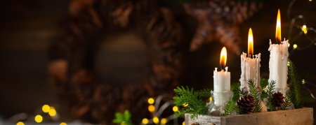 Новогодняя свеча