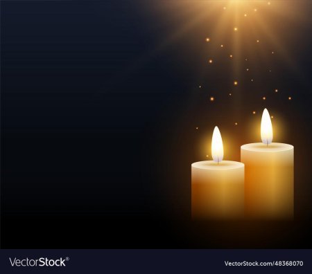 Свет свечи вектор