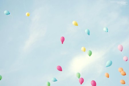 Фон для презентации воздушные шары