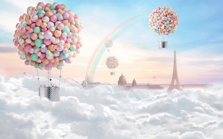 Воздушном шаре