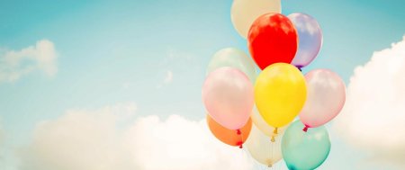 Фон с воздушными шарами