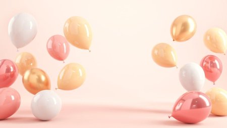 Шары фон пастельный