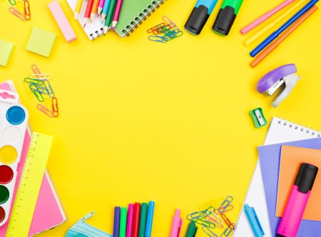 Фон с канцелярией