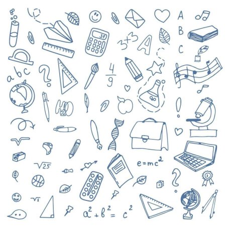 Паттерн школьная тетрадь