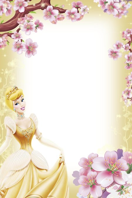 Рамки для девочек принцессами
