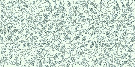 Обои с растительным принтом