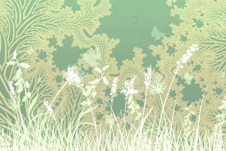 Травяной узор