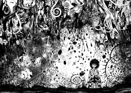 Фон из манги