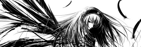 Аниме черно белое