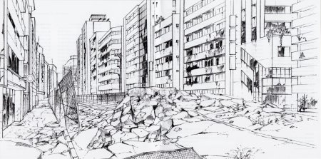 Эскиз города