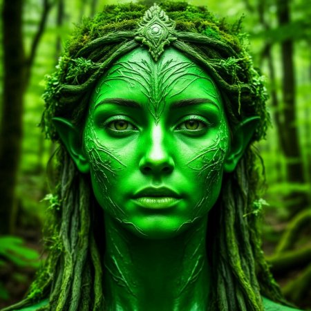 Зеленое лицо