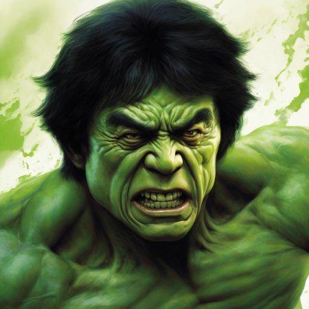 Халк лицо