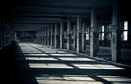 Фон заброшенного здания