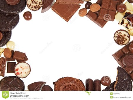 Шоколадный фон для презентации