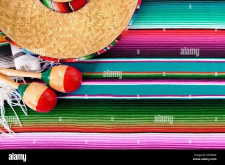 Мексика сомбреро маракасы