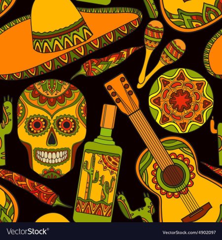 Узоры в мексиканском стиле