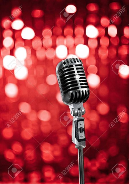 Ретро микрофон