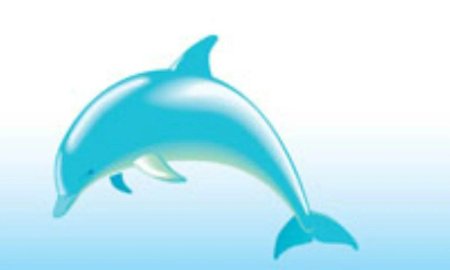 Дельфин мультяшный