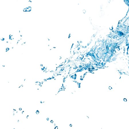 Брызги воды без фона