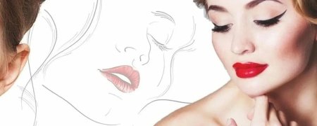Губы эскиз