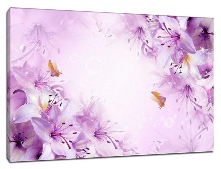 Фиолетовый фон цветы