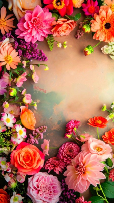 Цветочная рамка