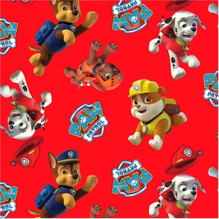 Бумага оберточная щенячий патруль
