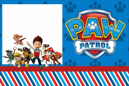 Приглашение на день рождения щенячий патруль