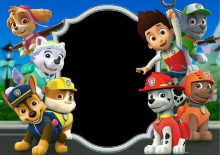Детские рамочки щенячий патруль