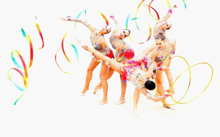 Гимнастка рисунок