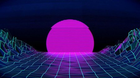 Retro synthwave