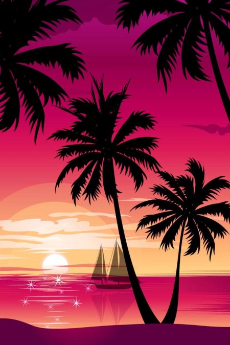 Пальма рисунок