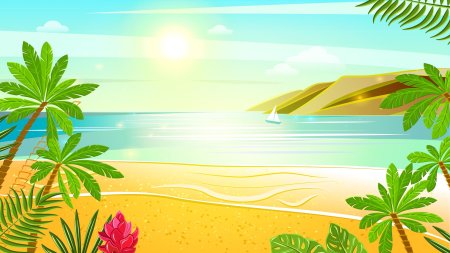 Пальмы мультяшные