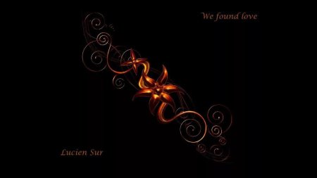 Красивые узоры на черном фоне