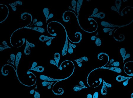 Синие узоры