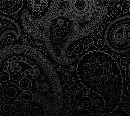 Черный обой