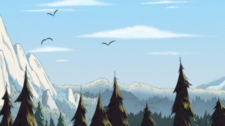 Гравити Фолз горы