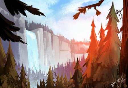 Гравити Фолз деревья