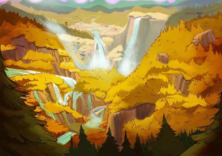 Гравити Фолз локации