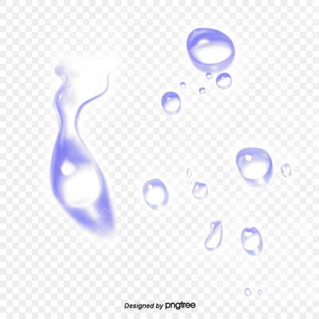 Капли воды вектор