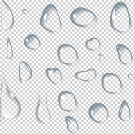 Капли воды для фотошопа