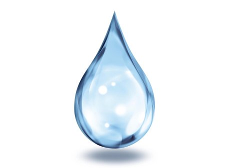 Капельки воды на прозрачном фоне