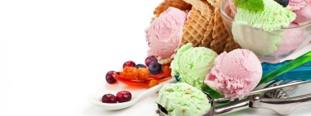 Мороженое красиво