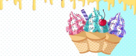 Фон для мороженого
