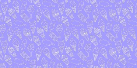 Ice cream pattern