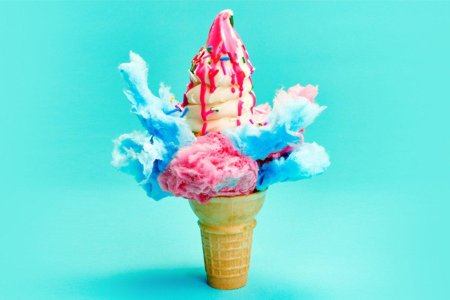 Радужное мороженое