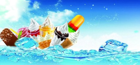 Фон мороженого