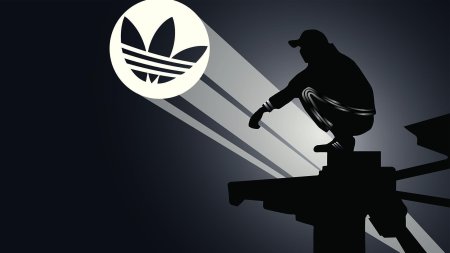 Гопник арт adidas