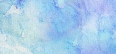Голубой акварельный фон